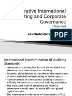 Comparative International Auditing and Corporate Governance: Lanjutan