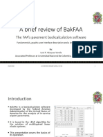 A Brief Review of BakFAA