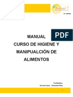 Manual Curso Higiene y Manipulacion de Alimentos