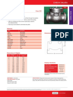 Check Valves: Swing Check Valve Class 300