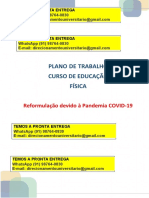 Plano de Trabalho Estágio Curricular II Avaliação, Prescrição e Atenção À Saúde Whasapp (91) 98764-0830