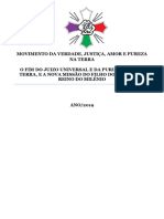 O Fim Do Juizo Universal e Da Purificação Na Terra, e A Nova Missão Do Filho Do Homem No Reino Do Milênio