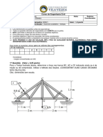 2020-01 - ESTRUTURAS ISOSTATICAS - Exercícios de Treliças
