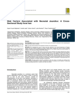 Risk Factors Associated With Neonatal Jaundice: A Cross-Sectional Study From Iran