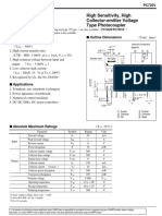 High Sensitivity, High Collector-Emitter Voltage Type Photocoupler