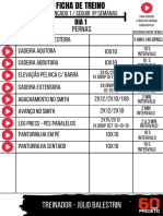 10 S Intervalo 5 Min (140 BPMS) : Treinador - Júlio Balestrin