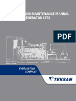 Operation and Maintenance Manual For Diesel Generator Sets: Everlasting Company