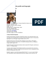 Cristiano Ronaldo Profile and Biography