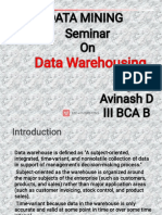 Data Warehousing