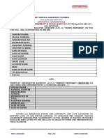 DTC Service Agreement Number:: (Private & Confidential)