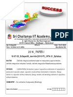 Sri Chaitanya IIT Academy., India.: 2016 - PAPER-I