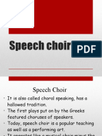 Speech Choir