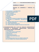 Tema Competencias Verbales y Numéricas