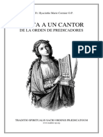 Carta A Un Cantor, Fr. Hyacinthe Cormier OP