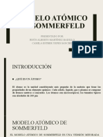 Modelo Atómico de Sommerfeld