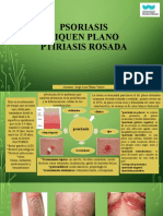 Psoriasis, Liquen Plano y Ptiriasis Rosada