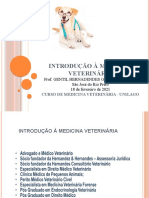 1 - Introdução À Medicina Veterinária - História Da Medicina Veterinária - 1º Semestre 2021