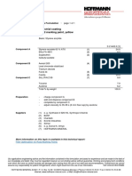 Industrial Coating Road Marking Paint, Yellow: Guide Formulation