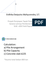 Erdhika Dwiputra Wahyurendra, S.T.: Proyek Penyiapan Tapak Pondasi Dan Sarana Lainnya Pemboran Sumur SLW - A9X Field Papua