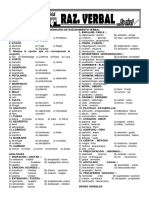 Reforzamiento de Razonamiento Verbal I