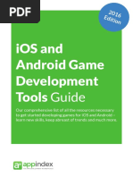 iOS and Android Game Development Tools Guide: 2016 Edition