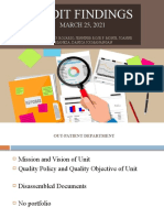 Audit Findings Powerpoint