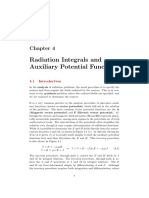 Radiation Integrals and Auxiliary Potential Functions