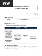 Guia Foro de Debate Argumentación - Obligaciones