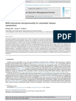 2020 Sept-Vol 30 Issue 3-HRM Institutional Entrepreneurship For Sustainable Business