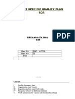 Boxt Field Quality Plan