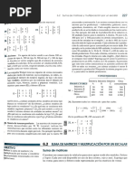 Operaciones Con Matrices Suma y Operación Por Escalar