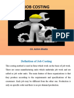 Job Costing: CA. Ashim Bhatta