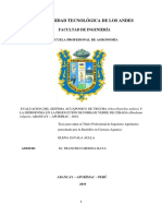 Evaluación Del Sistema Acuaponico de Trucha (Oncorhynchus Mykiss) y La Hidroponía en La Producción de Forraje Verde de Cebada