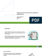 Identificación de Aspectos e Impactos Ambientales