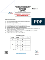 KCSE 2020 P2 Provisional MS