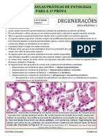 Caderno de Aulas Práticas de Patologia para A 1 Prova