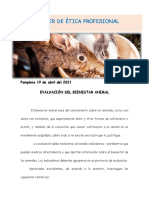 Taller de Evaluación Del Bienestar Animal