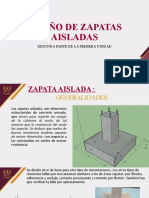 6 Diseño de Zapatas Aisladas