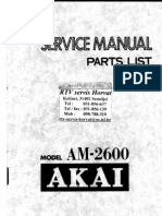 Akai AM2600 Int SM