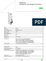 Miniature Circuit Breaker - Acti9 Ic60 - A9F54110