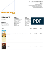 Invoice Invoice: Big Bad Wolf Books SDN Big Bad Wolf Books SDN BHD BHD