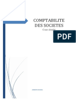 Cours de Comptabilite Des Societes