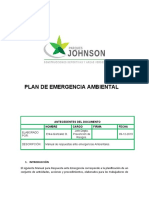 Plan de Emergencia Ambiental.