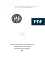 Improving A Process of Learning Oral Communicative Competence Using Project-Based Learning