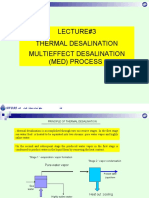 Lecture#3 Thermal Desalination Multieffect Desalination (Med) Process