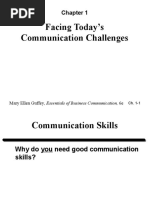 Facing Today's Communication Challenges: Mary Ellen Guffey, Essentials of Business Communication, 6e