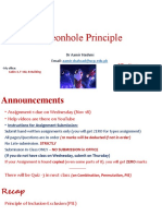 Week05Lecture Pigeonhole Principle