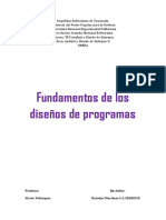 Fundamentos de Los Diseños de Programas