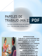 Papeles de Trabajo