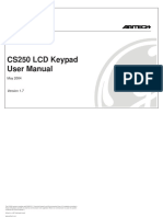 CS250 LCD Keypad User Manual: GE Interlogix